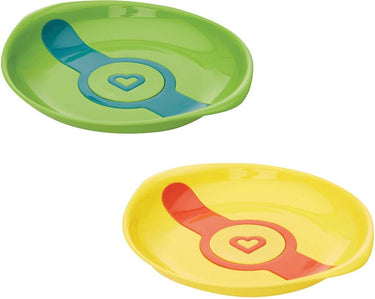 Munchkin kinderservies - white hot warmtegevoelige bordjes - eetschaaltjes - per 2 stuks - vanaf 12 maanden - magnetronbestendig - vaatwasserbestendig - 2-delig serviesset voor kinderen