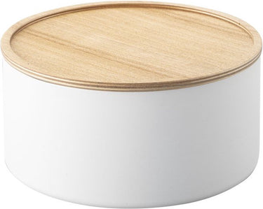 Yamazaki opbergdoos met deksel - hoog - rin - wit