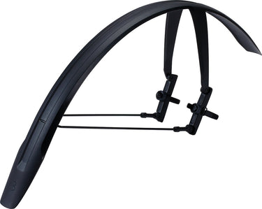 Bbb cycling discguard rear - achterspatbord gravelbike racefiets - spatbord 28 inch - max breedte van band: 42mm - zwart - bfd-65r