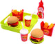 Ecoiffier 100% chef hamburgerset op dienblad