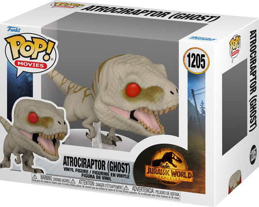 Funko jurassic world - pop! movies ghost 9 cm verzamelfiguur - multicolours