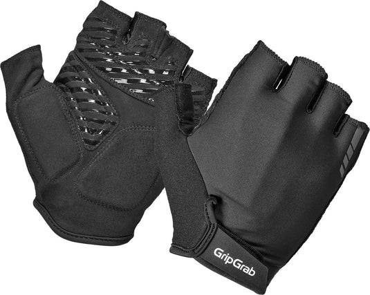 Gripgrab - proride rc max korte vinger zomer fietshandschoenen met padding - zwart - heren - maat s