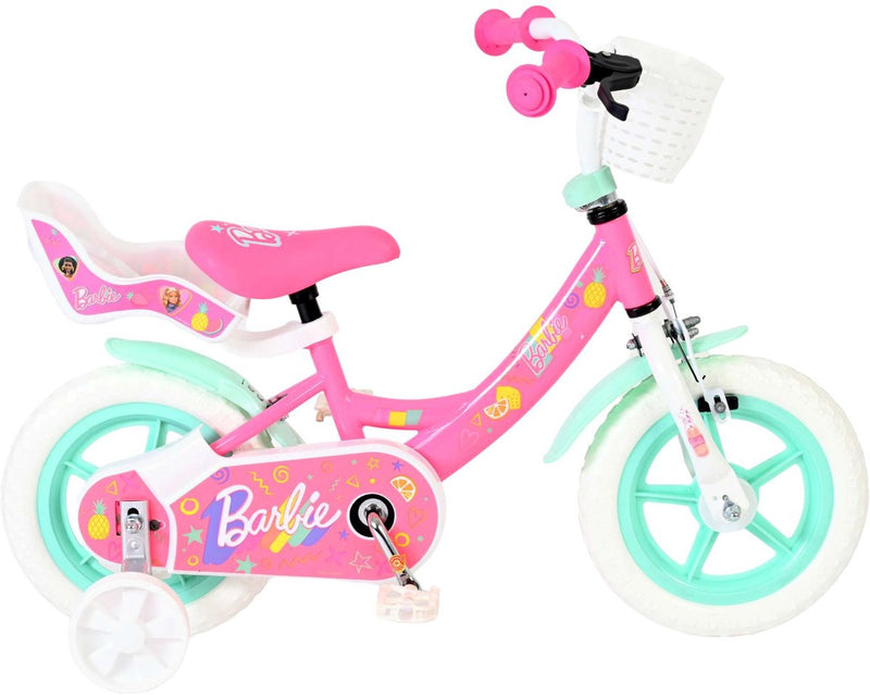 Load image into Gallery viewer, Volare barbie kinderfiets - meisjes - mag wheels - 12 inch - roze
