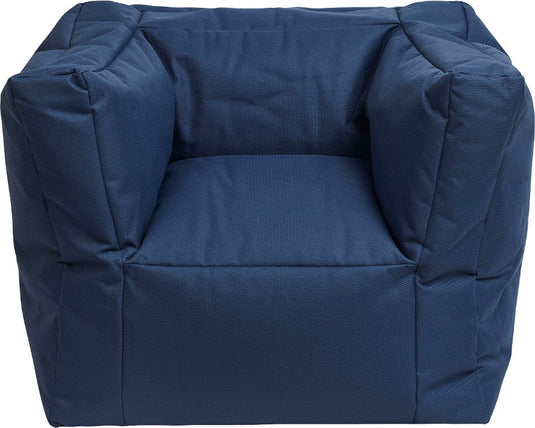 Jollein - kinderfauteuil (jeans blue) - kinder zitzak - 1 t m 4 jaar - 46x110cm