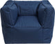 Jollein - kinderfauteuil (jeans blue) - kinder zitzak - 1 t m 4 jaar - 46x110cm