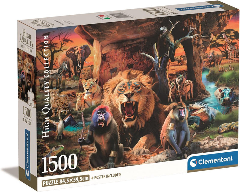 Load image into Gallery viewer, Clementoni legpuzzel the tribal society - 1500st.

