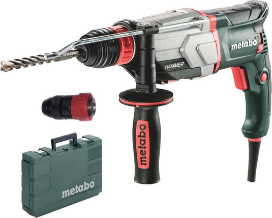 Metabo khe 2860 quick sds-plus combihamer incl. snelspanboorkop in koffer - 880w - 3,2j