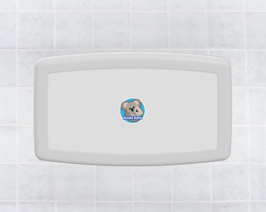 Koala kare - wandcommode opklapbaar - babyverschoontafel - horizontaal - kb300-en-05 - wit - graniet