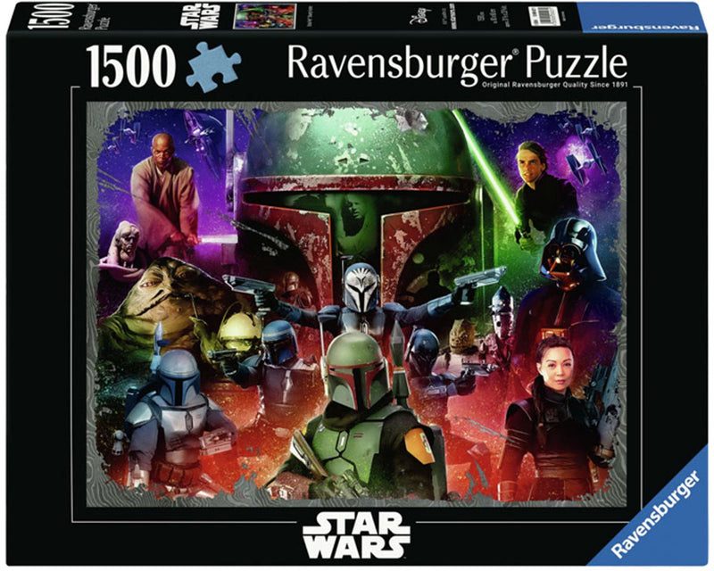 Load image into Gallery viewer, Ravensburger legpuzzel star wars boba fett premiejager, 1500st.
