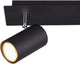 Trio marley - spot - zwart mat - excl. 2x gu10 3w