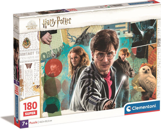 Clementoni - kinderpuzzel - 180 stukjes - harry potter - puzzel vanaf 7 jaar
