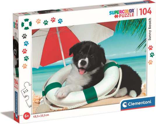 Clementoni - puzzel - 104 stukjes - fotografische dieren - kinderpuzzel - vanaf 6 jaar