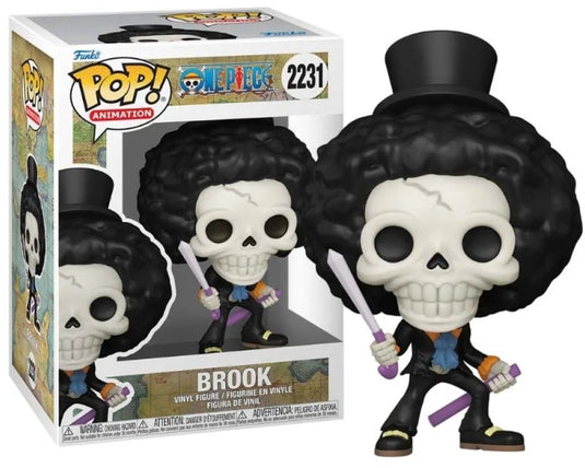 Funko one piece brook vinylfiguur 2231 unisex pop! - neutraal - standard