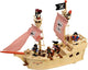Bigjigs speelgoed houten piratenschip - green toys