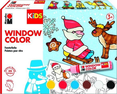 Marabu window color christmas kleurset