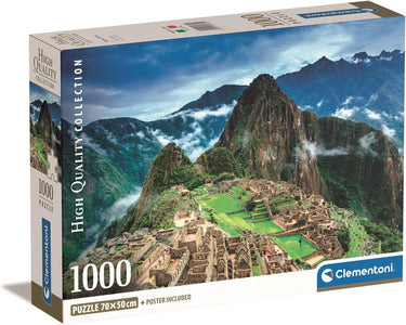 Clementoni - puzzel - 1000 stukjes - machu picchu - puzzel voor volwassenen - high quality collection