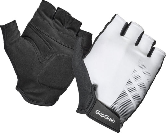 Gripgrab - ride rc lite korte vinger zomer fietshandschoenen met padding - wit - unisex - maat m