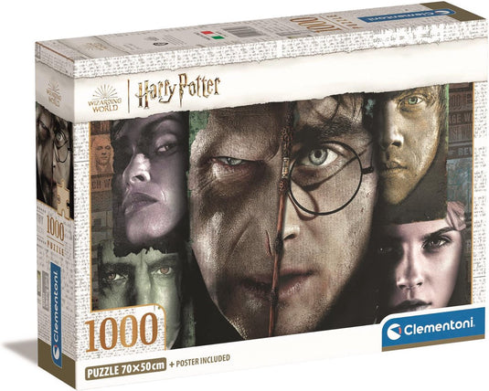 Clementoni - puzzel - 1000 stukjes - harry potter - vanaf 14 jaar