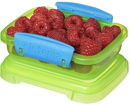 Sistema trends lunch set van 3 voorraaddoosjes 200ml (4 ass.)