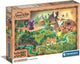 Clementoni - puzzel - 1000 stukjes - disney sneeuwwitje story maps