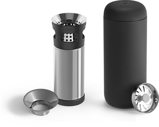 Fellow carter infuser set (mug + infuser) - matte black