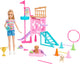 Barbie stacie hindernisbaan puppy's - met 3 pups - pop