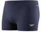 Speedo endurance+ logo aquashort heren - strakke zwemshort heren - chloorbestendige zwembroek mannen - kleurvaste sportzwembroek heren - marine wit - xs