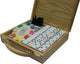 Hot games domino dubbel 12 mexican train in houten kist