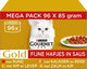 Gourmet gold fijne hapjes in saus - kattenvoer natvoer - vis vlees - 96 x 85 g
