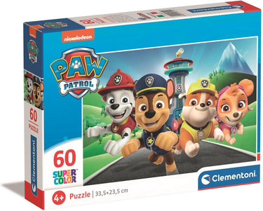 Clementoni - kinderpuzzel - 60 stukjes - paw patrol - puzzel voor kinderen - vanaf 4 jaar