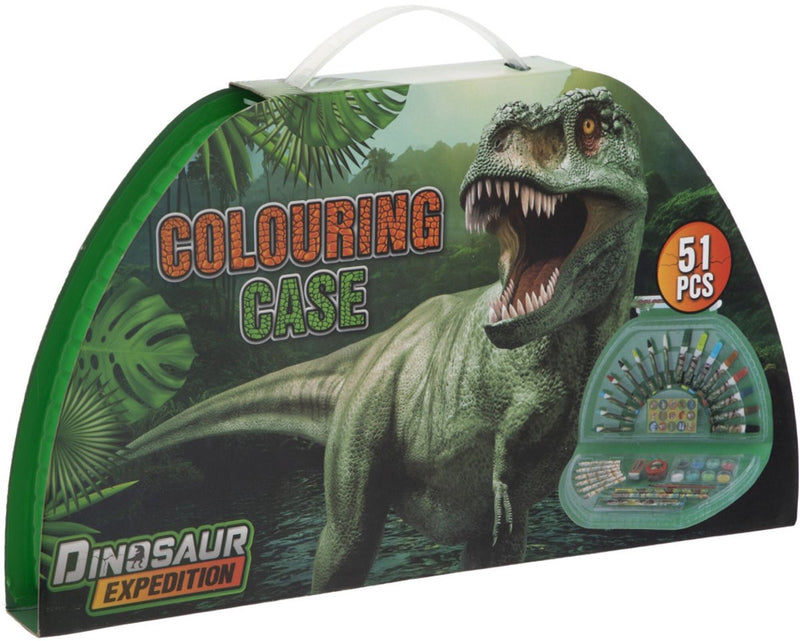 Load image into Gallery viewer, Dinosaur dino kleurkoffer, 51dlg.
