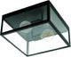Eglo charterhouse plafondlamp - e27 - 36 cm - glas - zwart