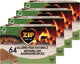 Zip aanmaakblokjes 256 stuks - openhaard bbq blokjes - aanmaakblokjes bruin - keramische barbecue - natuurlijk en geurloos - 4 x 64 stuks