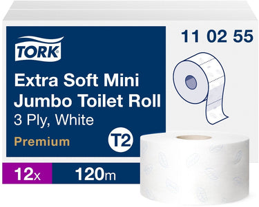 Tork toiletpapier t2 premium 3-laags wit