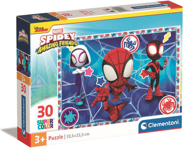 Clementoni legpuzzel super color marvel spidey, 30st.