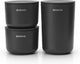 Brabantia renew opbergpotjes set - 3-delig - dark grey