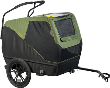 Xlc bs-c13 hondenfietskar – large fietsaanhanger – bikepacking – opvouwbare dissel – waterdicht – zwart