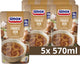 Unox - soep in zak - franse uiensoep - 5 zakken x 570 ml