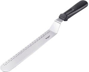 Westmark paletmes, met maataanduiding in cm, lengte: 38,7 cm, roestvrij staal kunststof, zilver zwart, 30072270