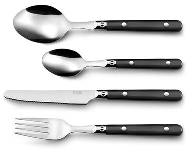 Amefa bestekset saxo metaal tweekleurig 16 onderdelen (25 cm)