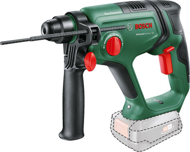 Bosch universalhammer 18v accu boorhamer - incl. adapter - zonder 18v accu en lader