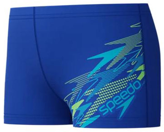 Speedo medley logo aquashort jongens sportzwembroek -blauw turquoise