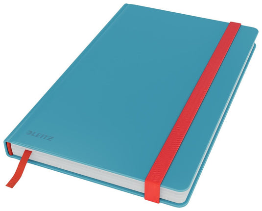 Leitz cosy notitieboek a5 soft touch gelijnd - notitieboek hardcover - sereen blauw