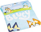Bluey badponcho 55x110cm polyester sneldrogend