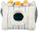 Duvo plus playtime knaagdierenhuisje striped triangle m-30x25x23cm meerkleurig