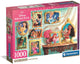 Clementoni - puzzel - 1000 stukjes - disney princess - compact box