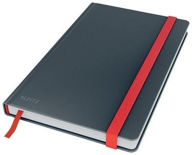 Leitz cosy notitieboek a5 soft touch gelijnd - notitieboek hardcover - fluweel grijs