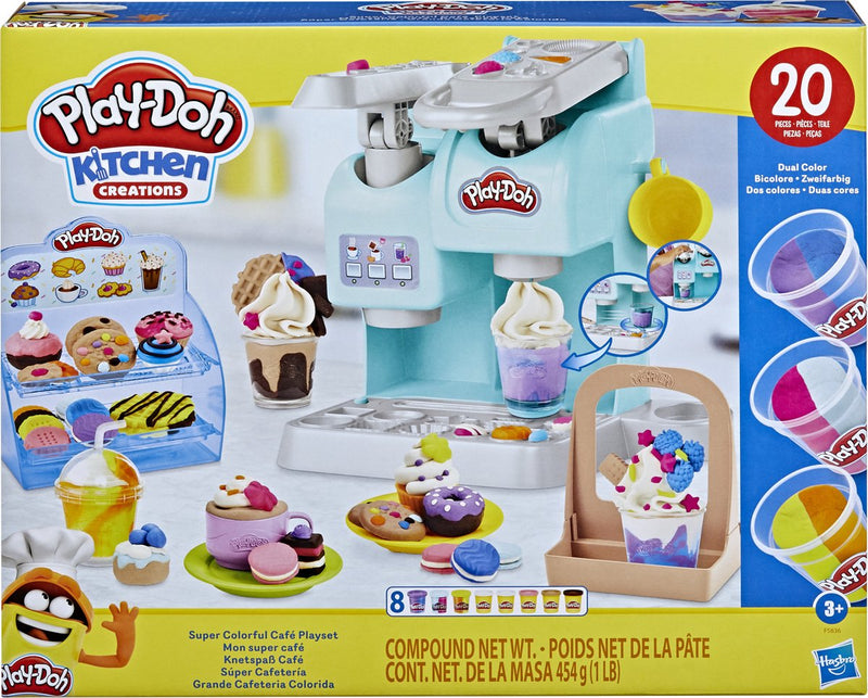 Load image into Gallery viewer, Play-doh super kleurrijk café - klei speelset
