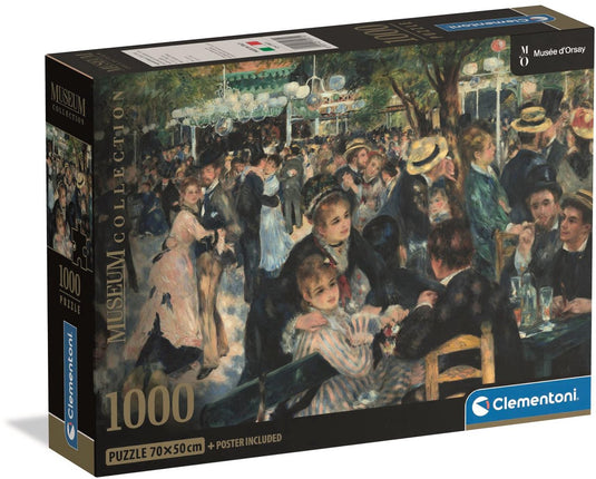 Clementoni - puzzel - 1000 stukjes - bal du moulin - puzzel voor volwassenen