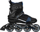 Nijdam inline skates - alu chassis - circuit cruiser - maat 44- zwart